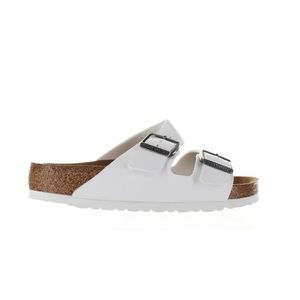 X SOLD X Birkenstock Arizona Birko-flor White Sandals Women 38